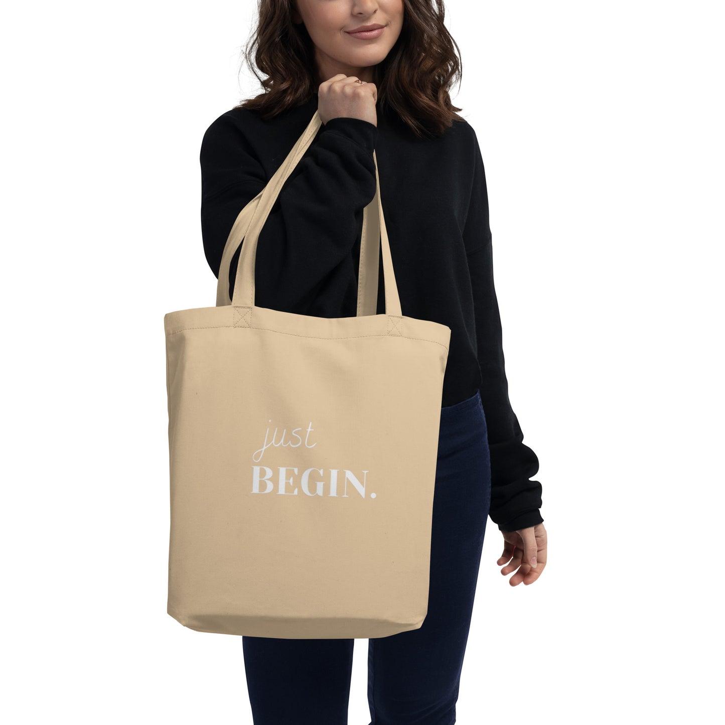 Just Begin | Motivational | Eco Tote Bag